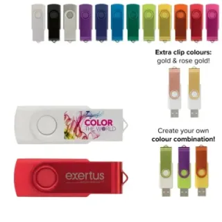 USB flash drive twister 8GB - LT26403 (gadzety reklamowe)